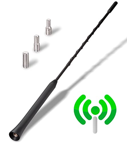 YIEHO Autoantenne - Universal Kfz Antenne für alle Modelle - Autoradio Antenne Dachantenne Auto mit hochwertigem DAB FM Empfang - Auto Antenne Dach 28cm