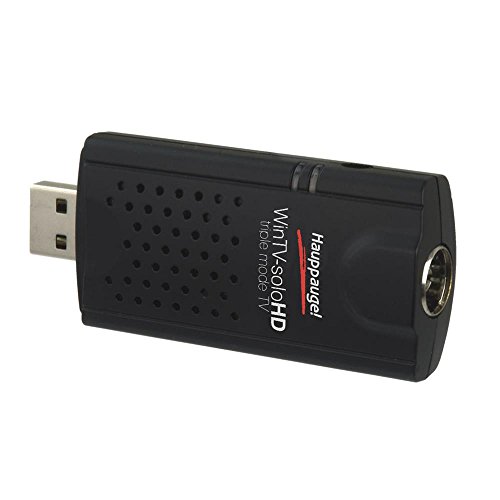 Hauppauge WinTV-soloHD 01589 - USB TV-Tuner - digitales Fernsehen DVB-T2 HD, DVB-C HD, DVB-T für Laptop oder PC